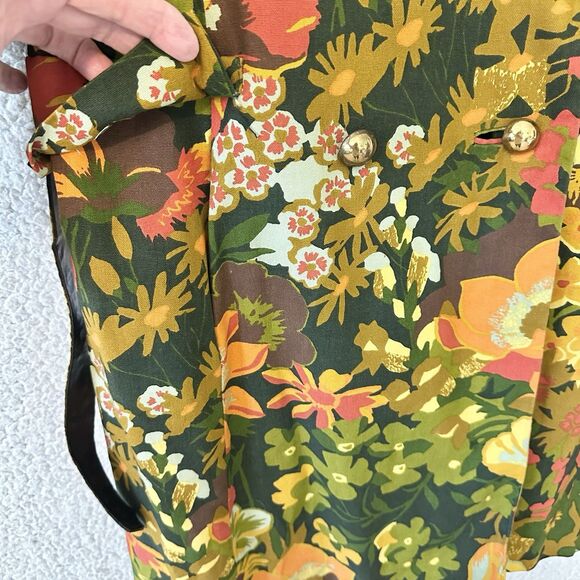 Travel Coat Travelcoats by Naman in a Flower Power Hippie Nylon 1970s Fashion - Picture 10 of 16